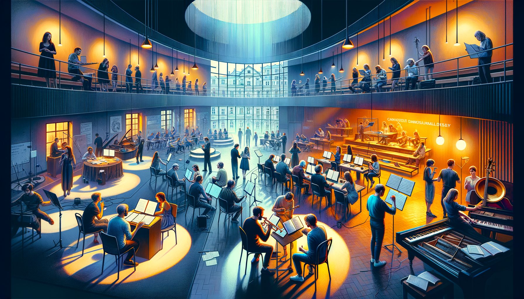 Przygotowanie do występów, warsztaty i współpraca z zespołami