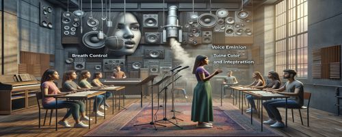 Technika oddechu, emisja głosu, barwa i interpretacja